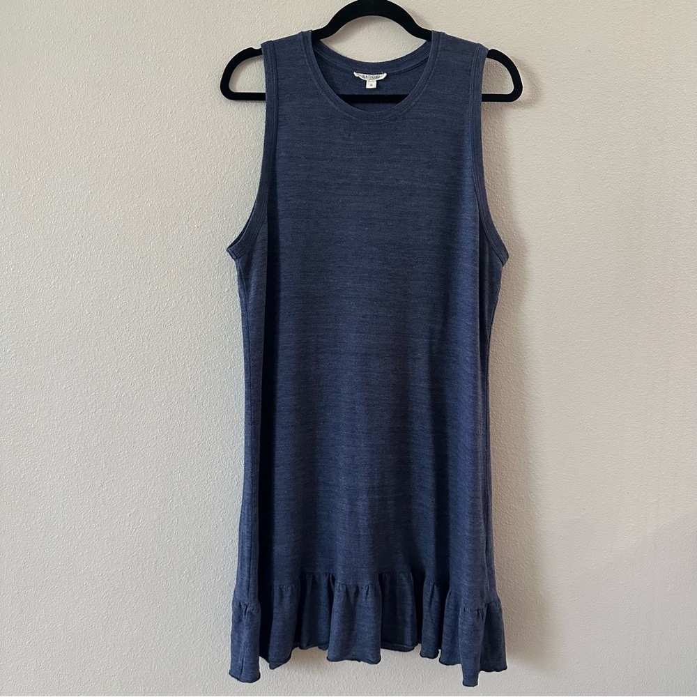 nation LTD serena ruffle hem tank dress